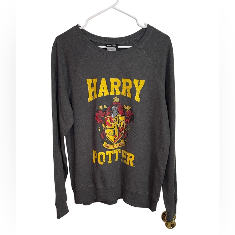 Harry Potter Gray Gryffindor Crest Juniors XL Sweatshirt